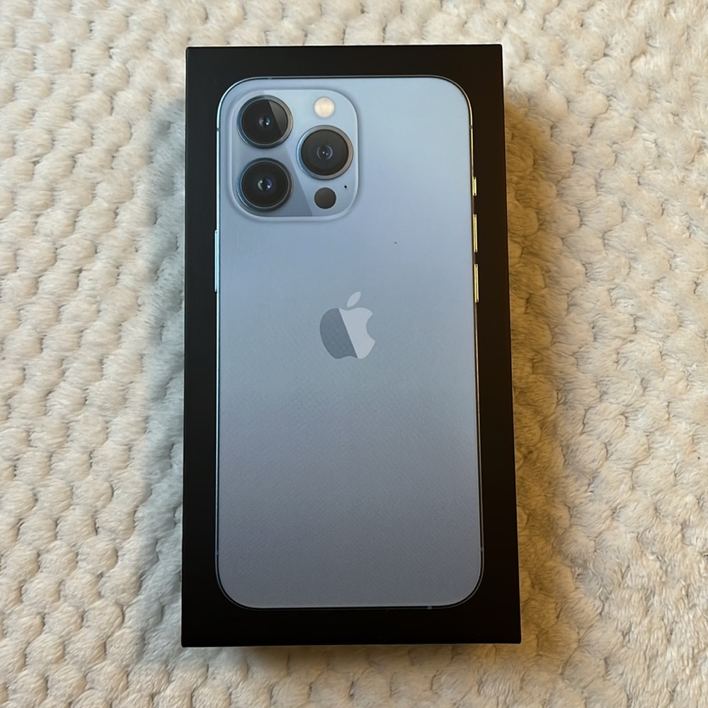 EMPTY BOX for iPhone 13 Pro, Sierra Blue, 256GB, Model A2483
